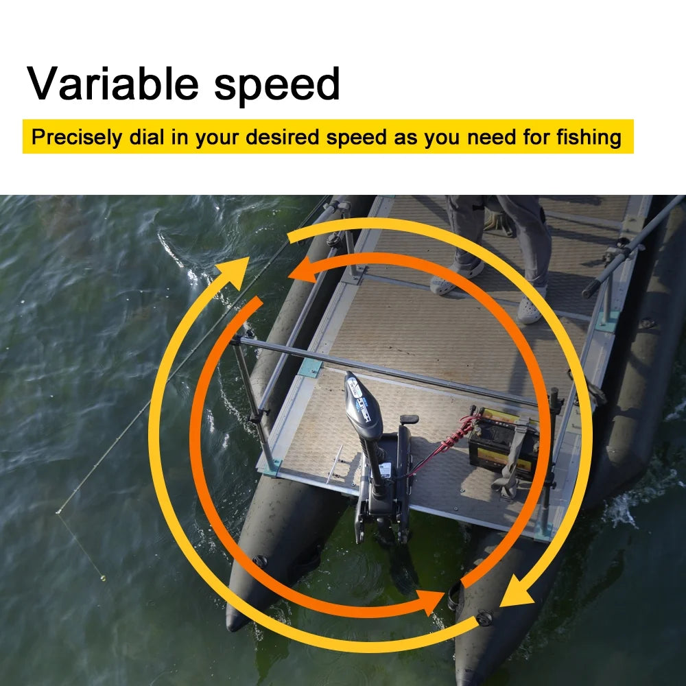 12V 55LBS 48inch Bow Mount Trolling Motor with Wireless Remote Control M486
