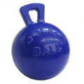 6 inch Blue Rubber Ball with Handle Chew Toy Z17894