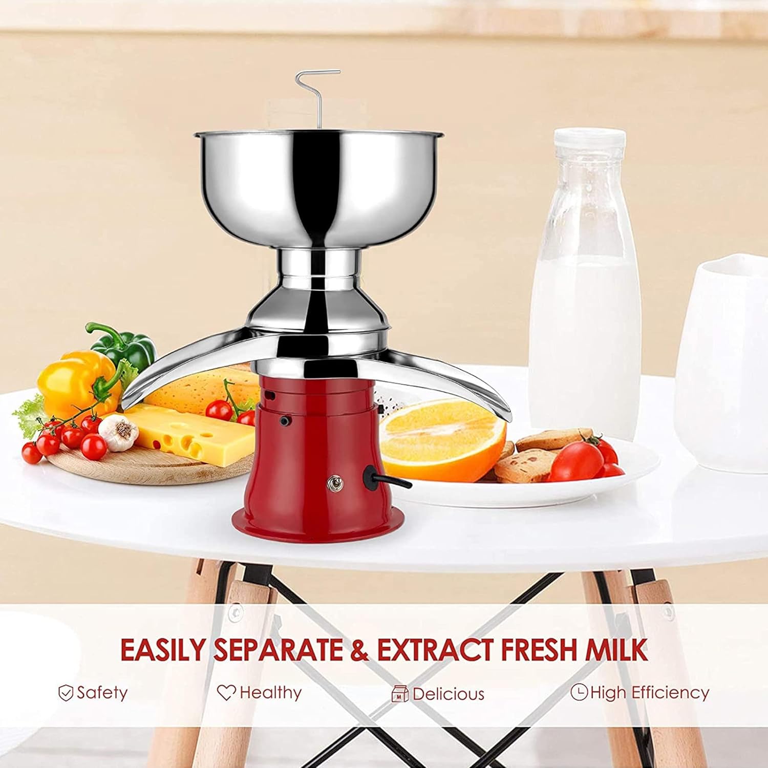 Stainless Steel Electric Cream Separator 50L/H U596292