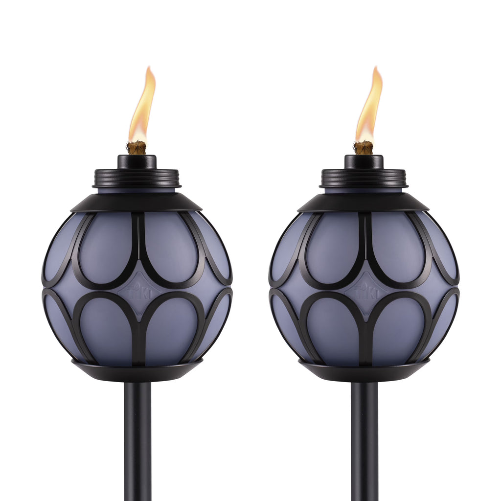 2-Pack 64 Inch Metal TIKI Torch K344
