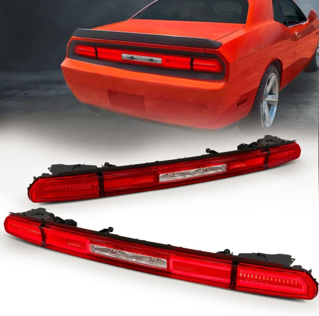 Tail Lights LED Red/Clear B9006
