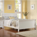White Wooden Twin Bed P378882