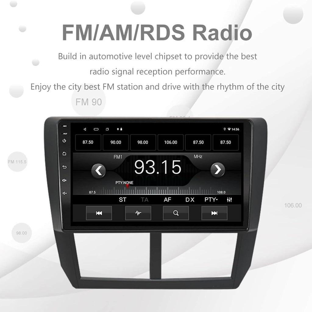 2G RAM 32G ROM Car Radio for Subaru Forester Impreza U6838