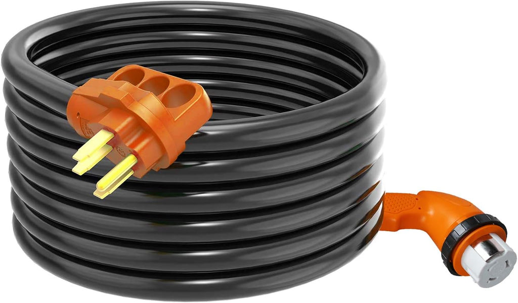 50 Amp 36 Feet Heavy-Duty RV Extension Cord with Finger Handle X2306