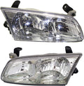 Toyota Camry Headlight Assembly 2000 2001 Driver and Passenger Side Pair Halogen F868