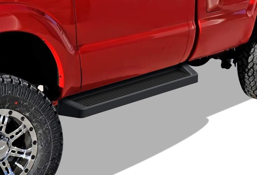 Black Powder Coated Running Boards Nerf Bars Side Steps Step Rails for Ford F250 F350 Super Duty 1999-2016 Regular Cab D280
