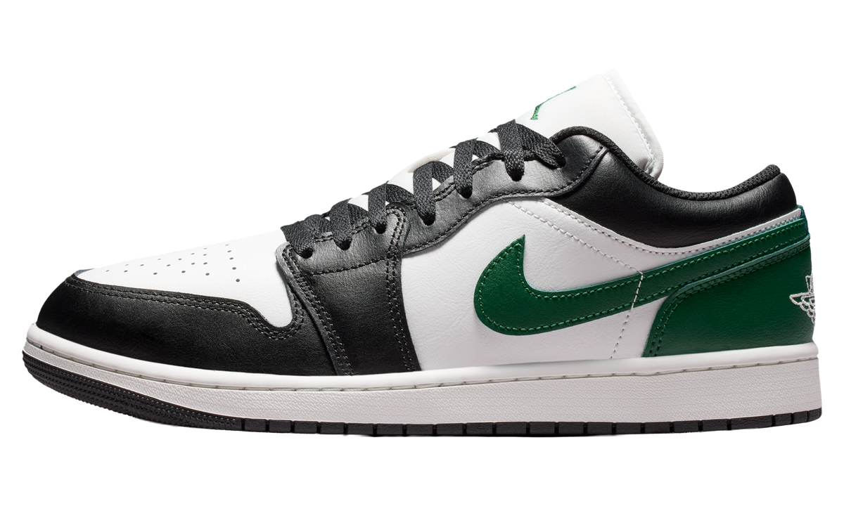 Air Jordan 1 Low "Black Gorge Green Summit White" 553558 047