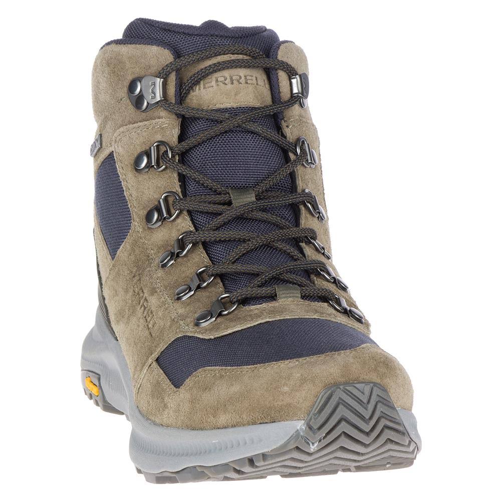 Merrell Men's Ontario 85 Mid Waterproof Olive 9 J214545