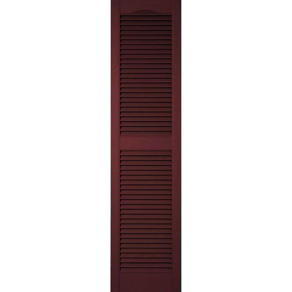 Bordeaux Vinyl Open Louver Shutters O131