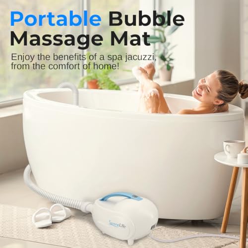 Portable Spa Bubble Bath Massager with Suction Cup Bottom Y706083