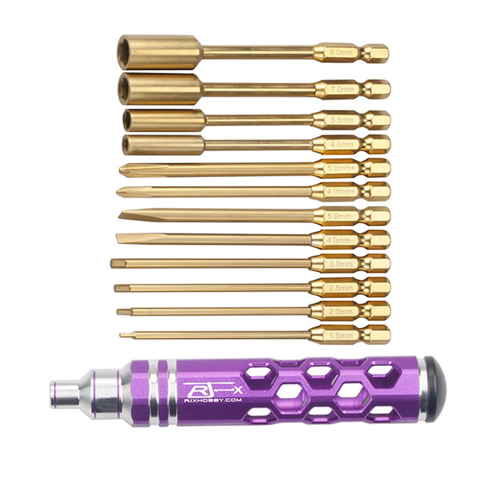 13 in 1 Hex Nut Phillips Flat Screwdriver Multifunctional Repairing Tools Set H545