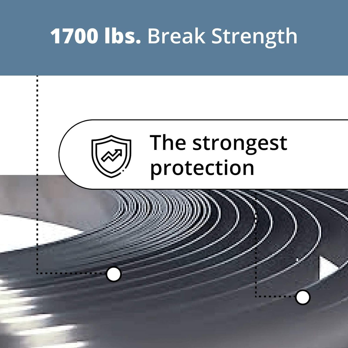 3/4" x .020" x 200' Steel Strapping Coil, 1700 lbs Break Strength, Pack of 2 W506