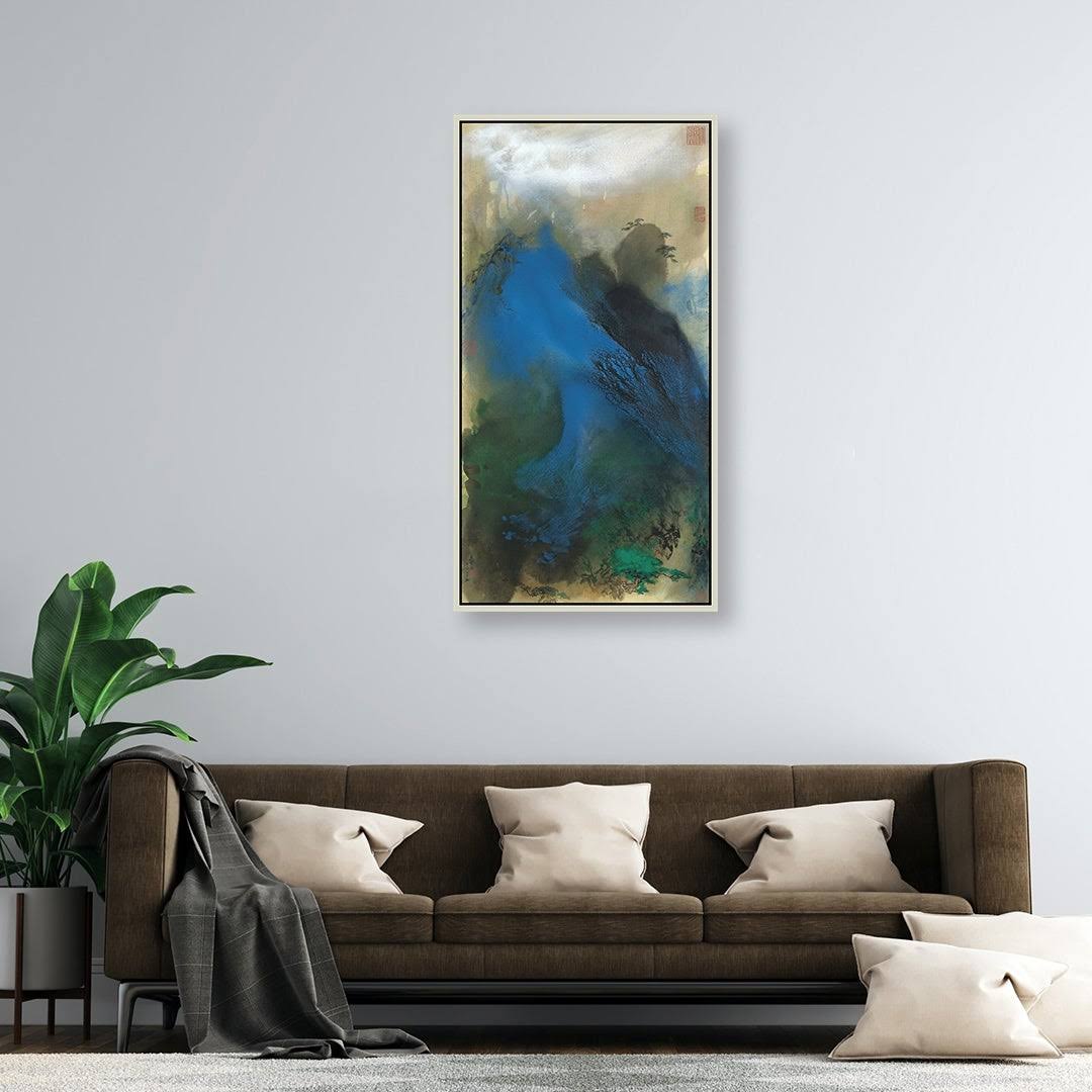 Silver Frame Giclee Print Chinese Painting A72055