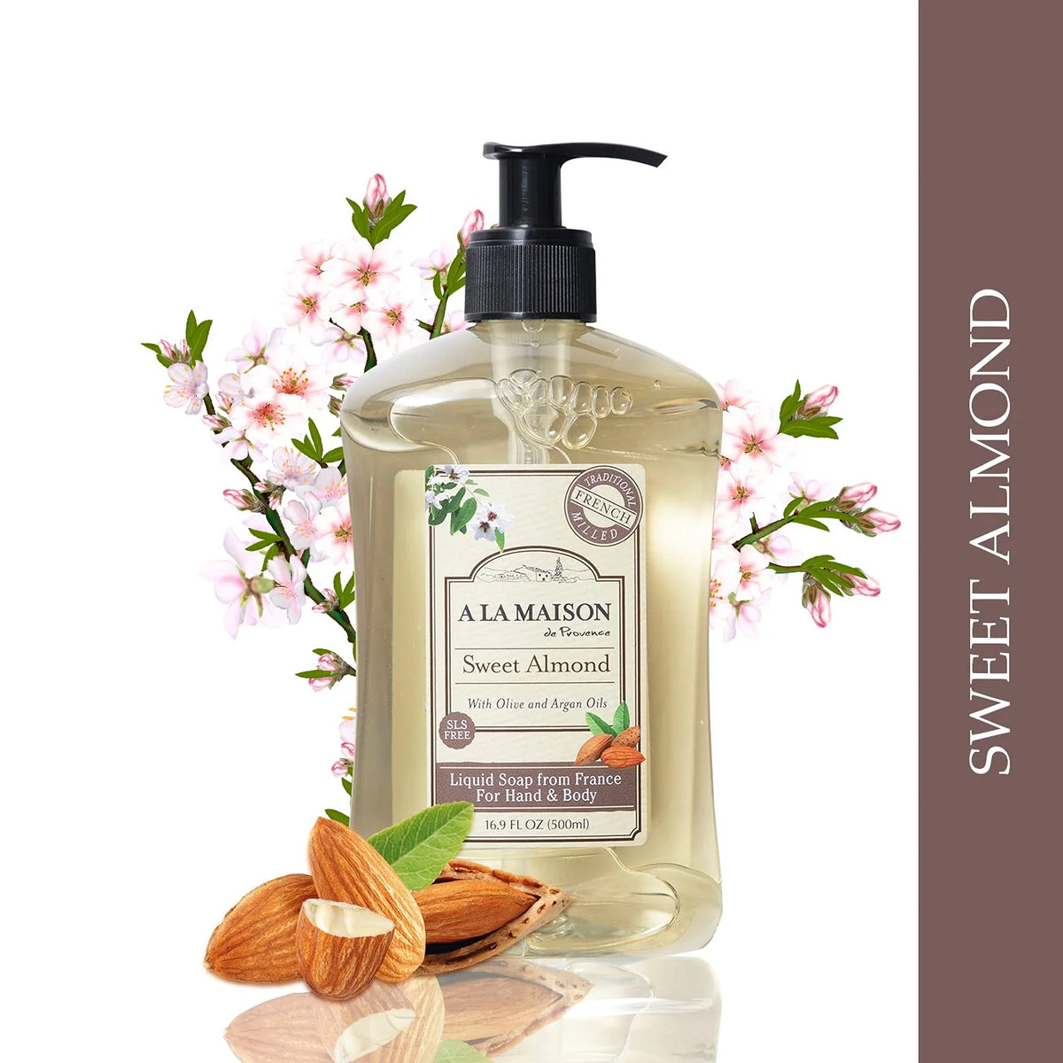 Sweet Almond Liquid Soap, 16.9 oz - 2 Pack N7814