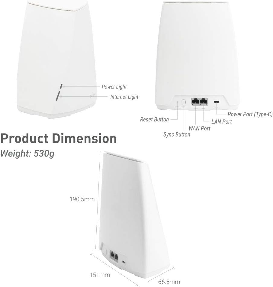 Tri-Band Wireless Mesh Router 2-Pack V76723