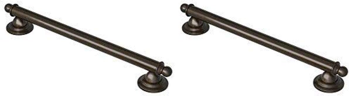 18-Inch and 24-Inch Oil-Rubbed Bronze Bathroom Grab Bar T512262