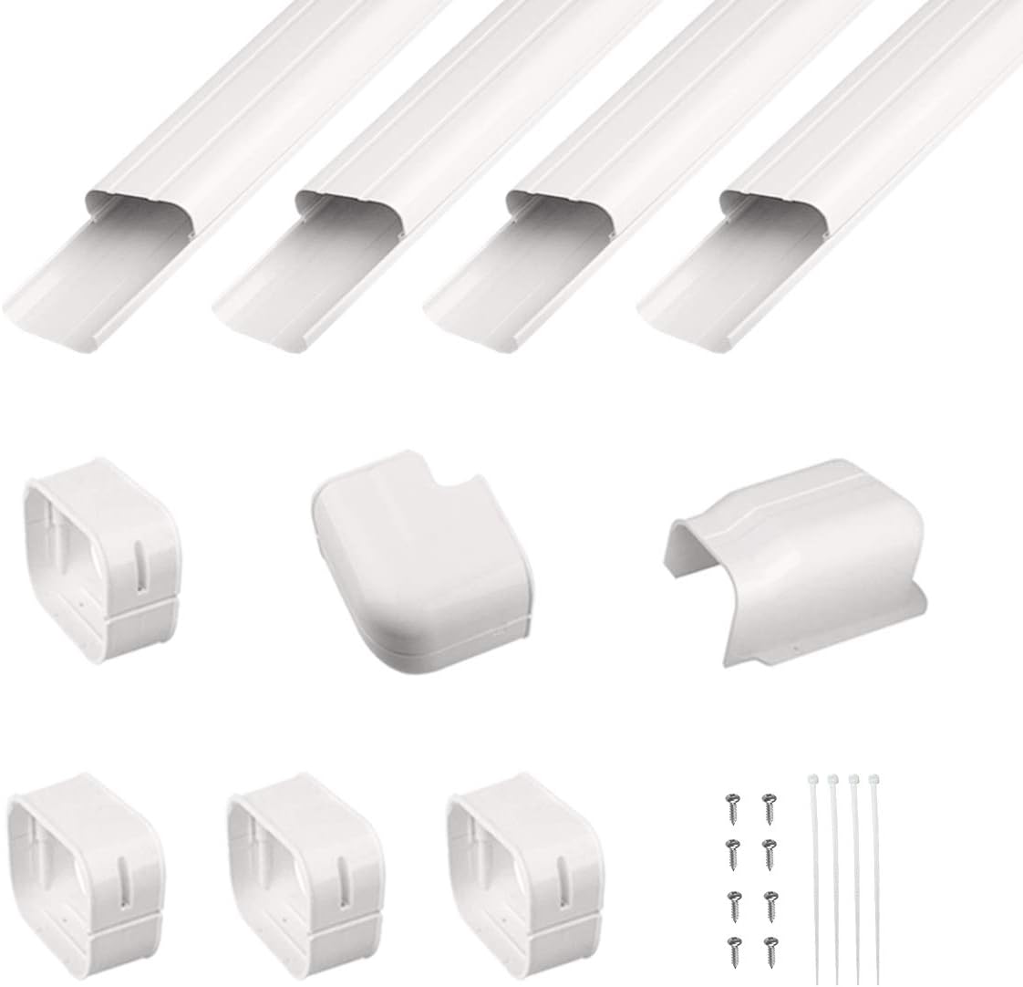 4" 14 Ft PVC Line Set Cover Kit, Pack of 2 L5106