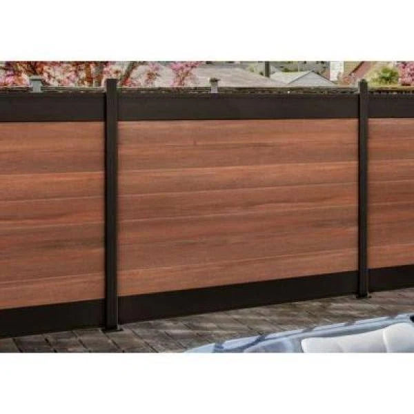 Euro Style 6 ft. Surface Mount Fence Post Kit C8294