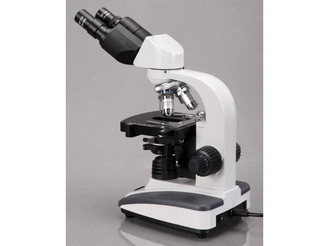 LED Binocular Biological Compound Microscope 40X-1600X V198