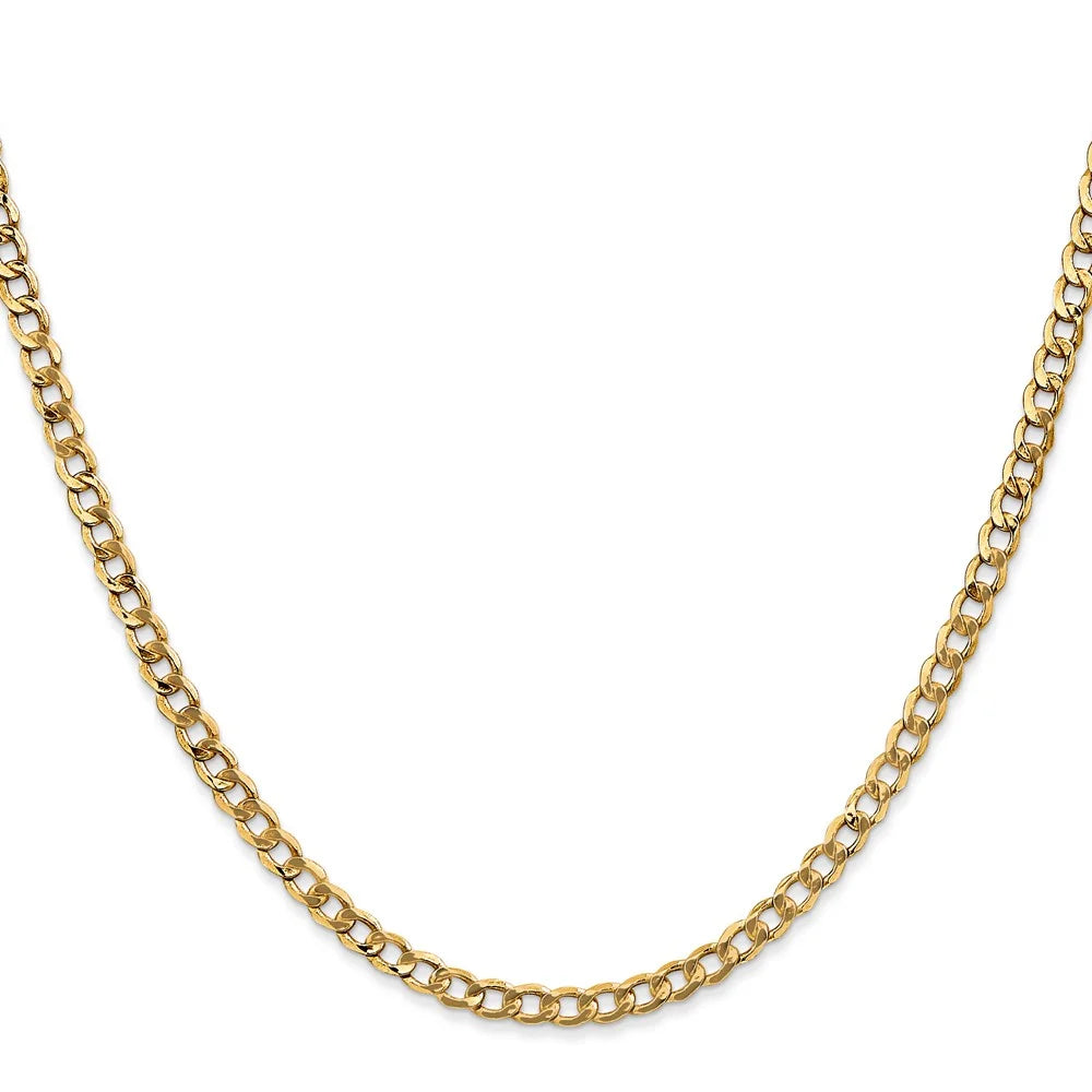 14 Karat Yellow Gold Curb Link Chain O974