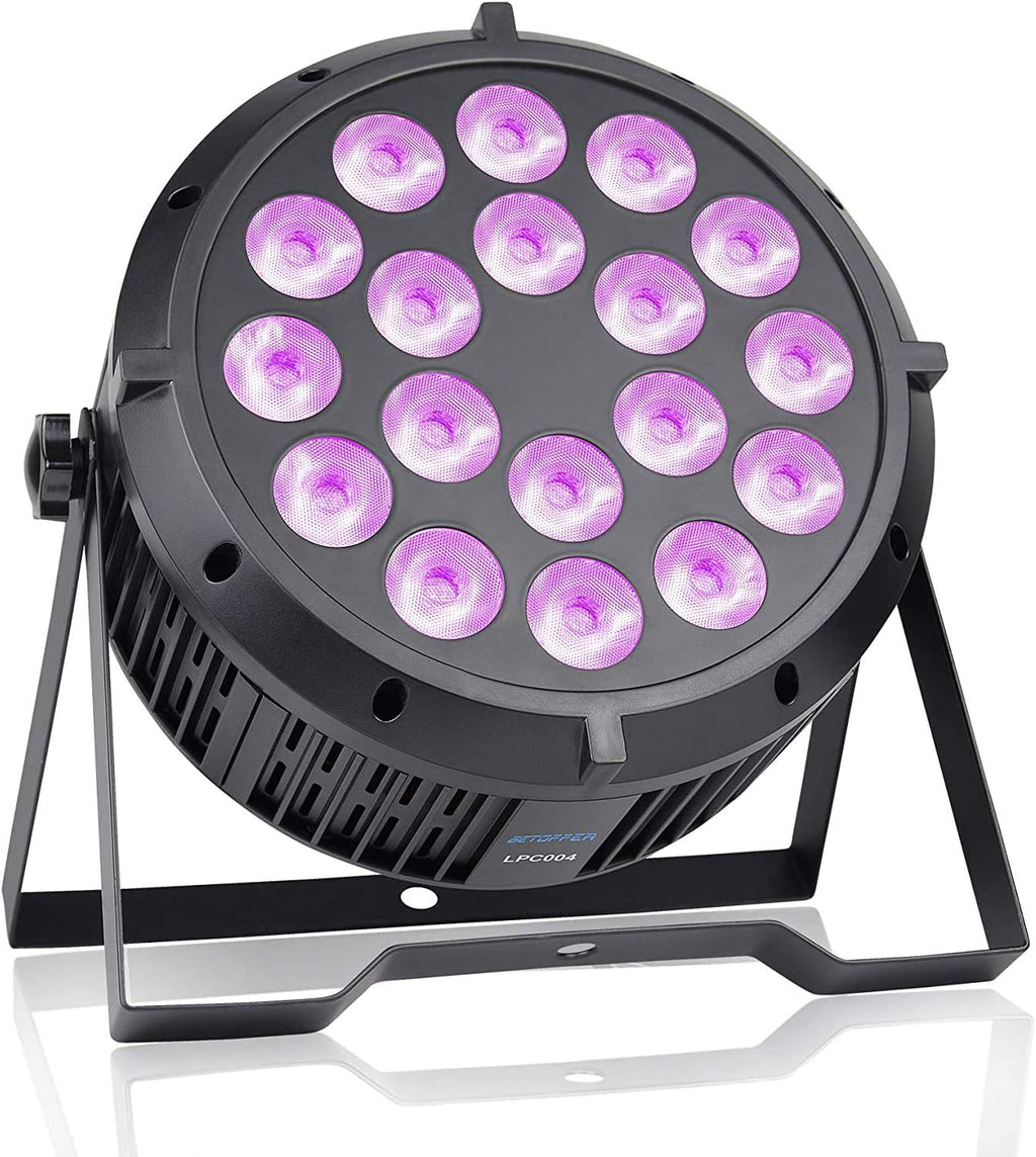 18x8W RGBW LED Washing Lighting Disco Lights with DMX-512 Sound Activated Strobe Lights C261500