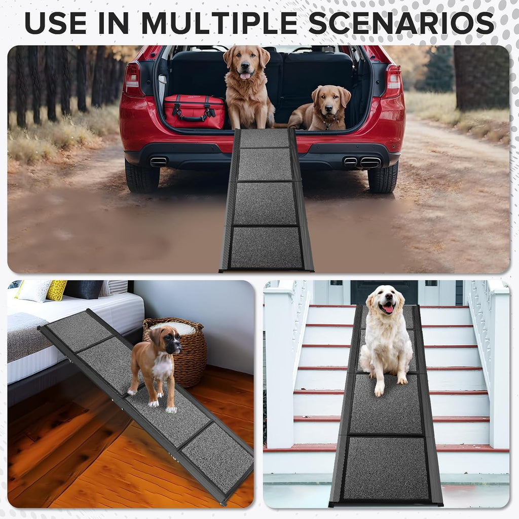 67’’ Foldable Dog Car Ramp with Non-Slip Surface R26283