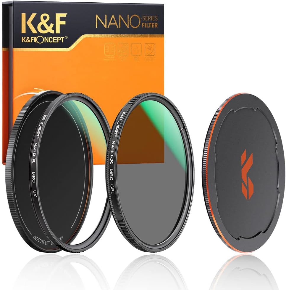 67mm Circular Polarizer & MC UV Filter Kit, 2 pcs, Multi-Layer Coatings J11446