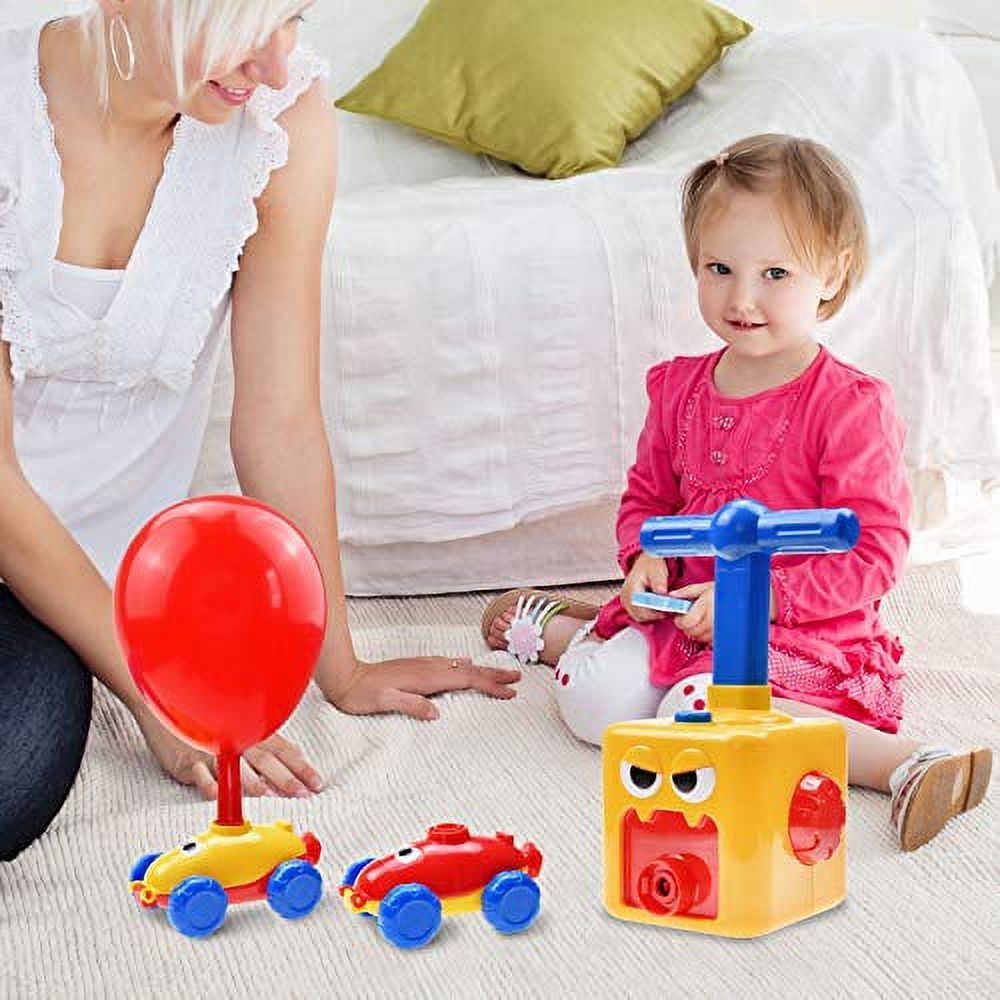 Balloon Car Toy Set with Balloon Launcher Pump Cars Racer Kit S252