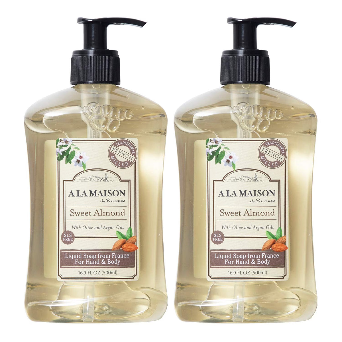 Sweet Almond Liquid Soap, 16.9 oz - 2 Pack N7814