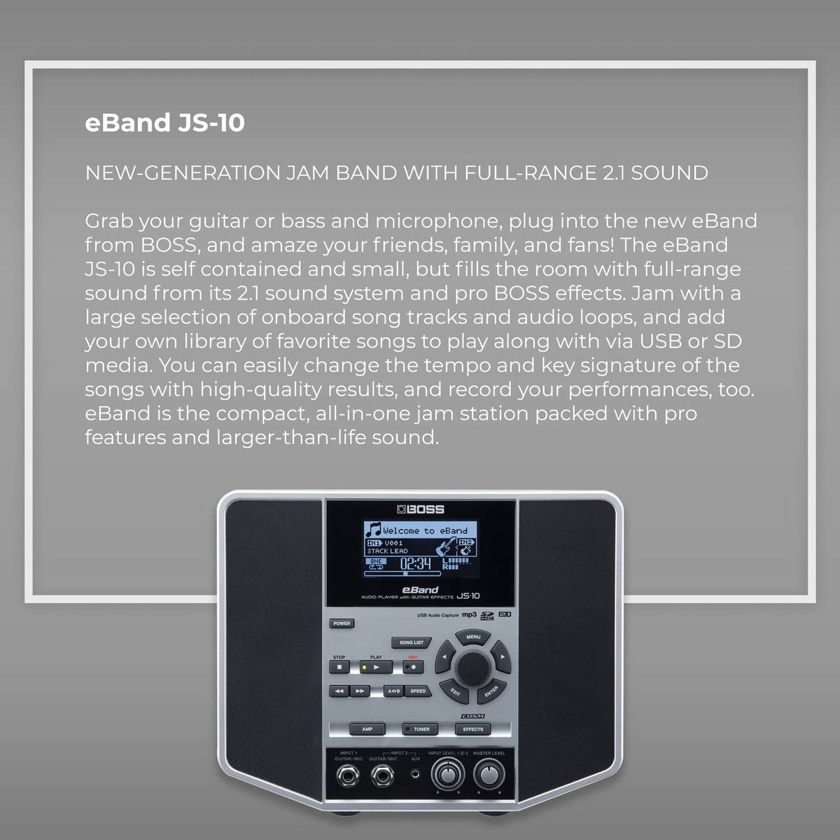 Audio Player with Guitar Effects C534
