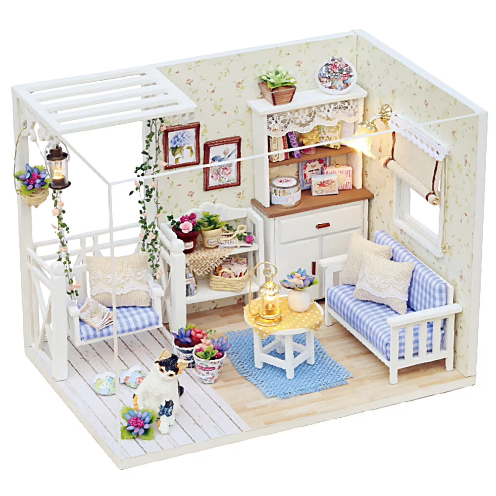 Mini DIY House Building Model Toy F555