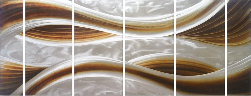 3D Metal Wall Art 6-Panels 24 x 65 O53370