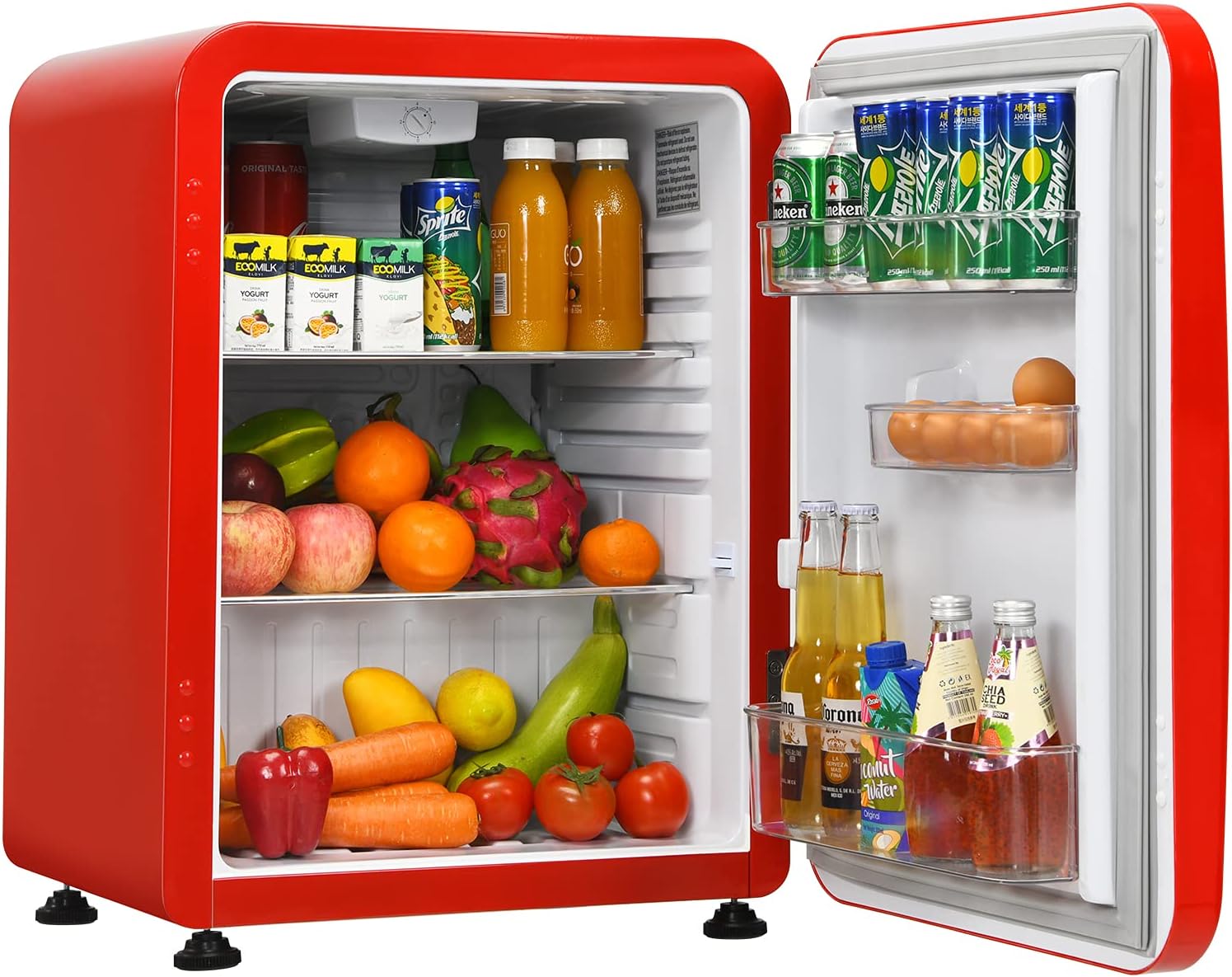 Compact Refrigerator, 2.4 cu ft Mini Fridge, White Q457039