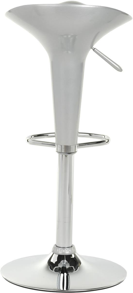 Silver Bar Stool with Adjustable Height O398