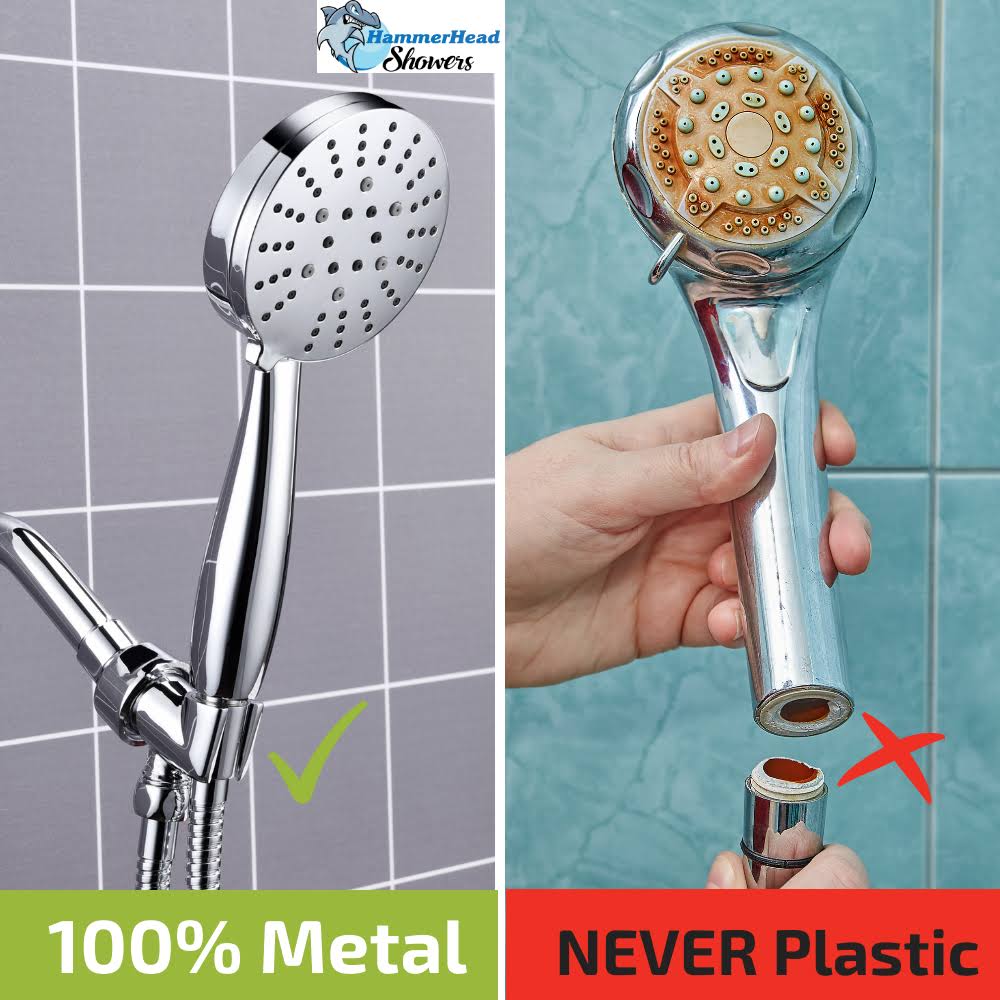 Chrome Hand Held Shower Head Set, 3 Sprays Z66985