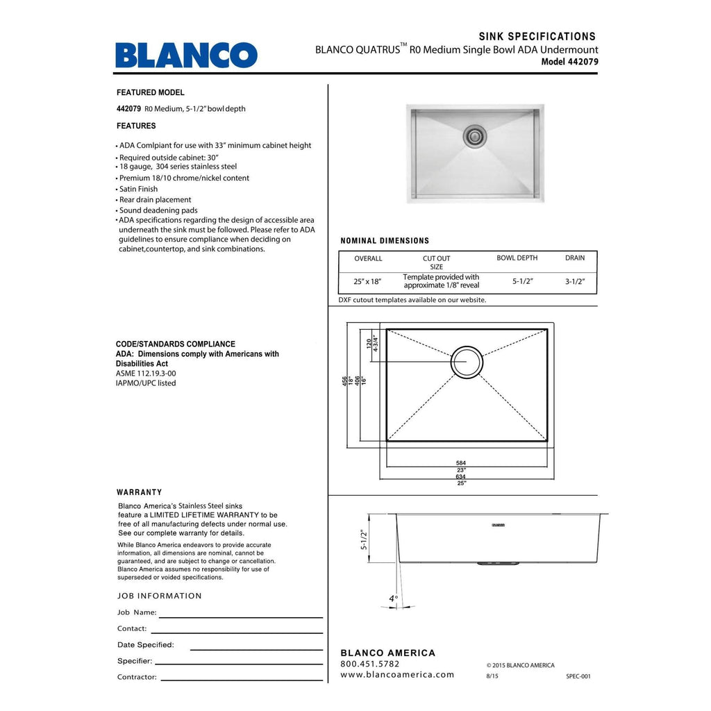 Stainless Steel Kitchen Sink N983068