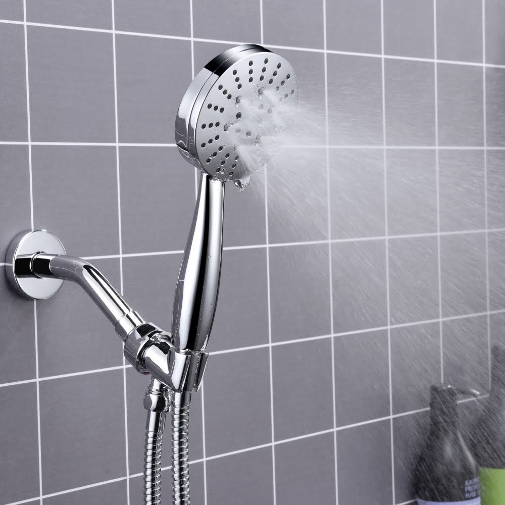 Chrome Hand Held Shower Head Set, 3 Sprays Z66985