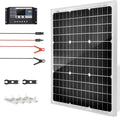 50 Watt 12 Volt Monocrystalline Solar Panel Kit with 30A PWM Charge Controller C60551