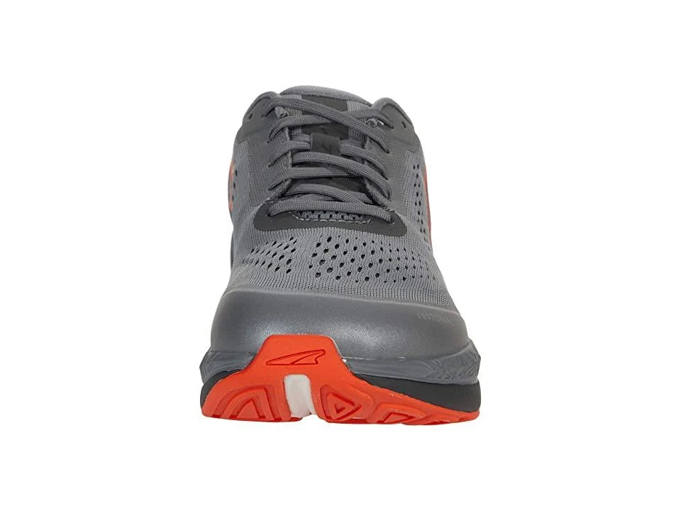 Gray Orange Men's Shoes Z8967