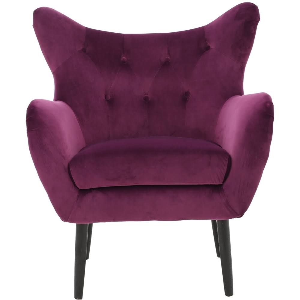 Fuchsia Velvet Armchair A9759