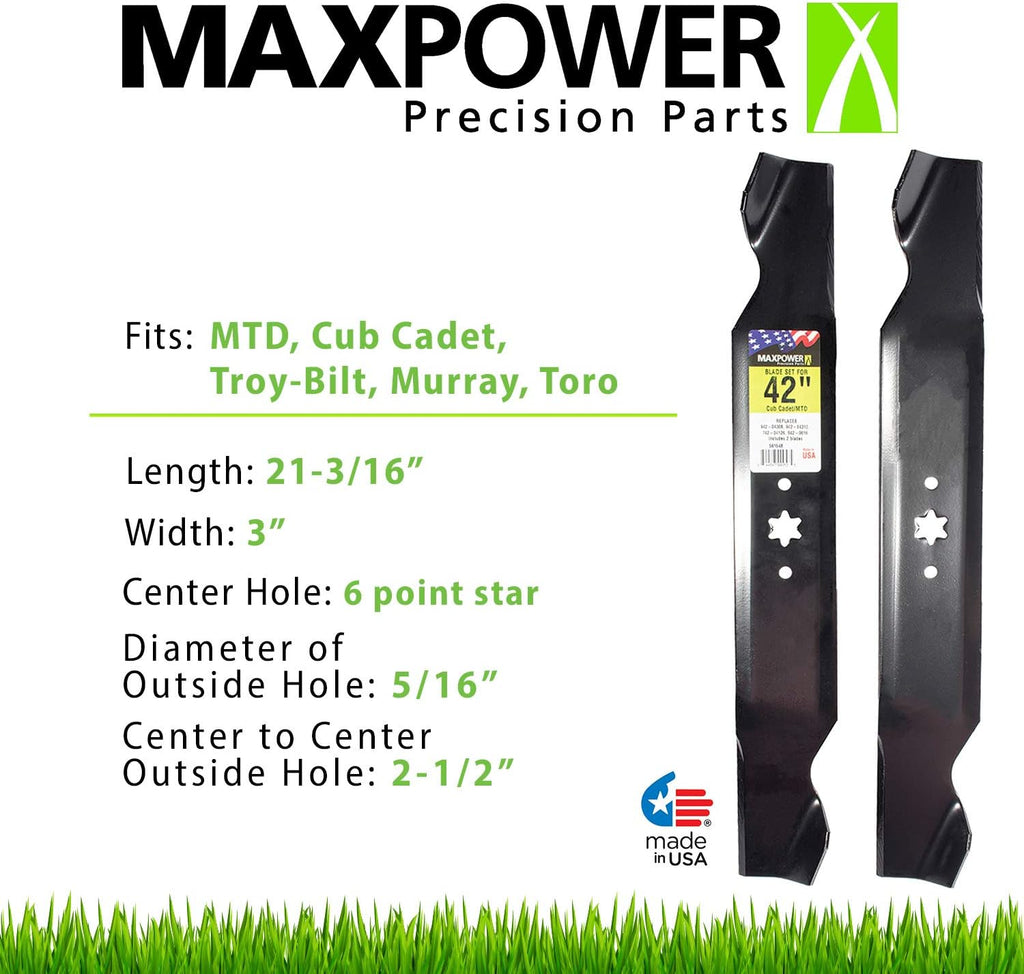 2-Blade Set for 42 Inch Cut R3621