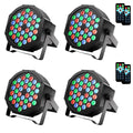 36LEDs Stage Lighting with Remote and DMX Control - 4 Pack B121324