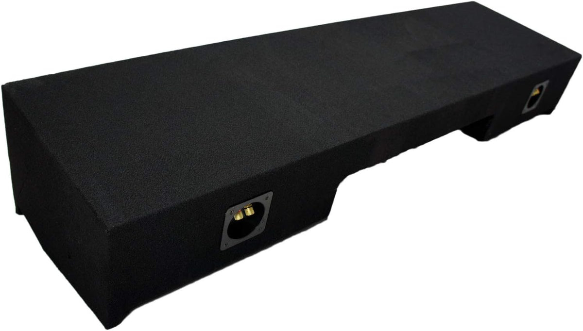 Dual 10 Subwoofer Sub Box Speaker Enclosure Q327