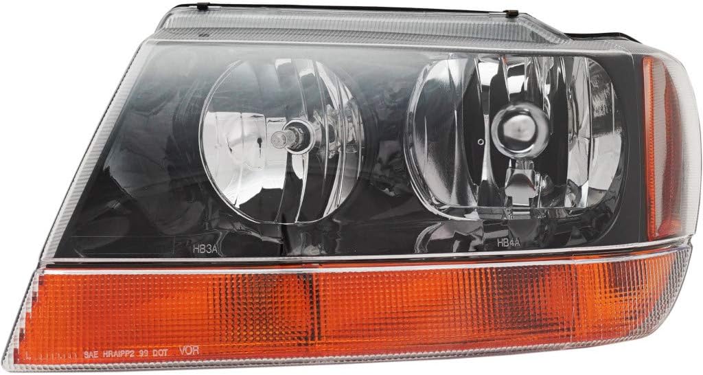 Headlight Assembly Pair for Jeep Grand Cherokee 1999-2004 H3748