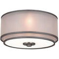 3-Light Brushed Steel Halogen Ceiling Fan Light Kit J3939