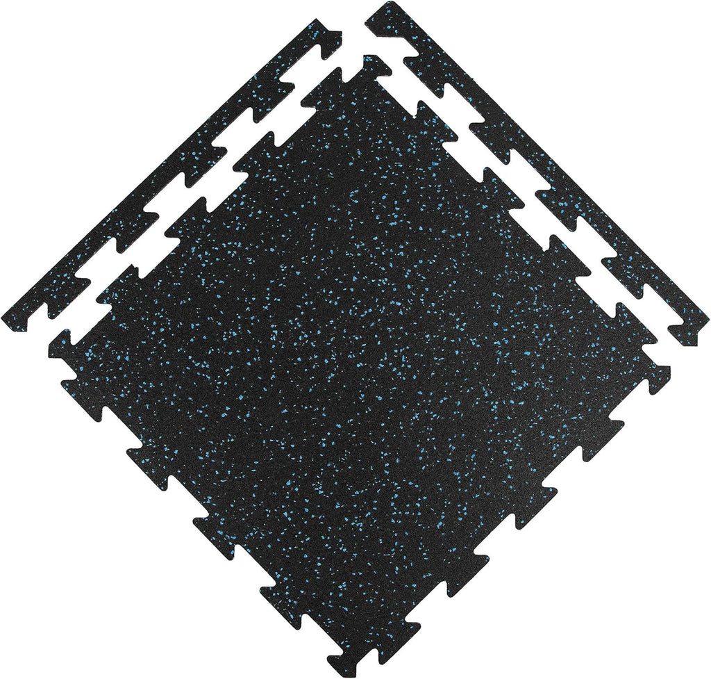 1/4 Inch Thick Eco-Lock Rubber Interlocking Floor Tiles P845570