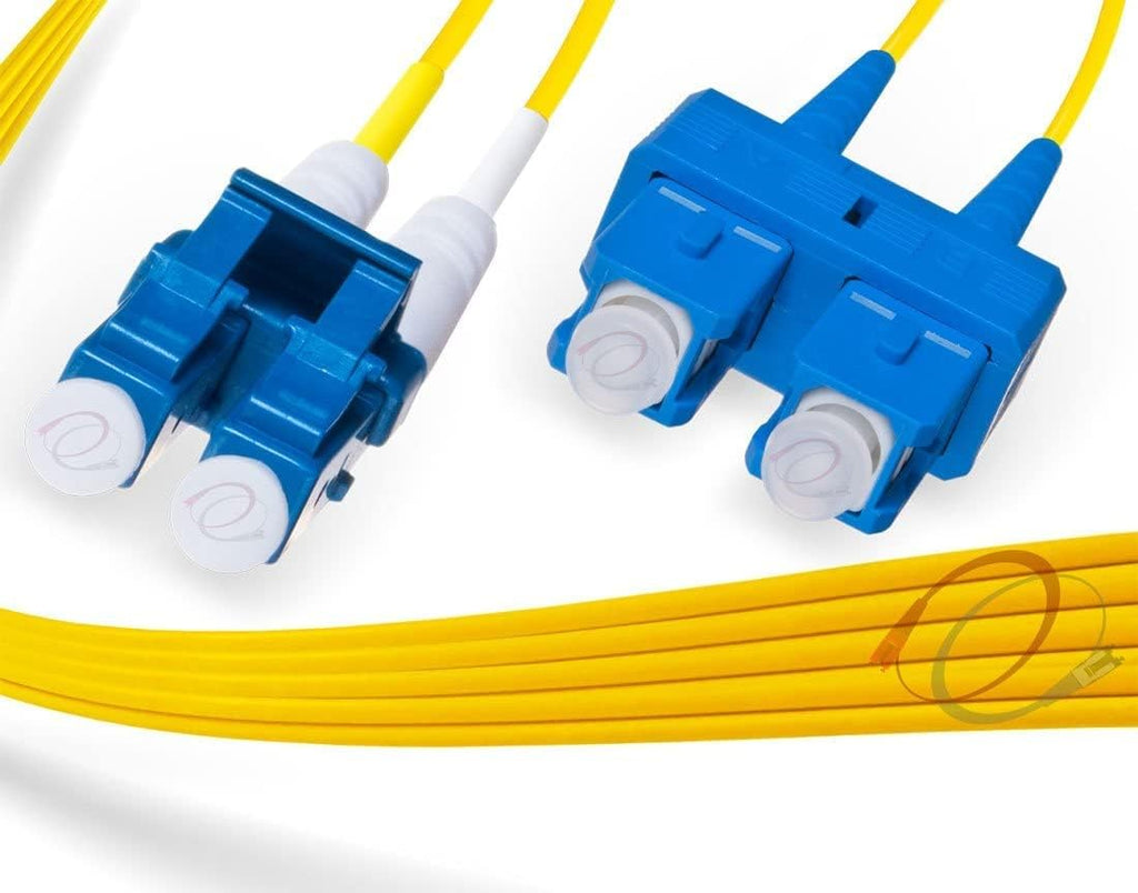 12Pk 3M OS2 LC SC Single Mode Fiber Patch Cables J954732