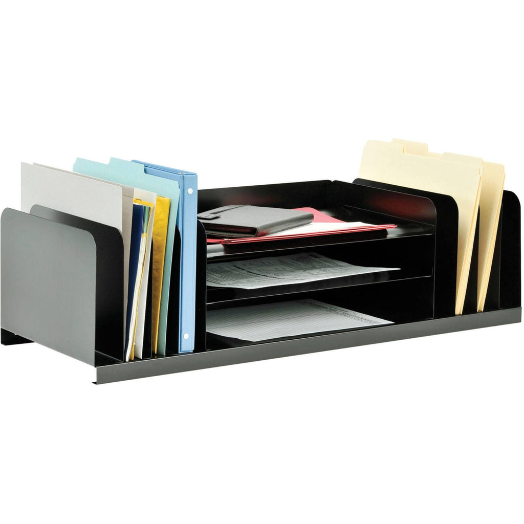 Black Steel Letter Sorter, 11 Compartments X58678