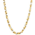 14k Gold 8mm Link Chain Necklace 24" V5766