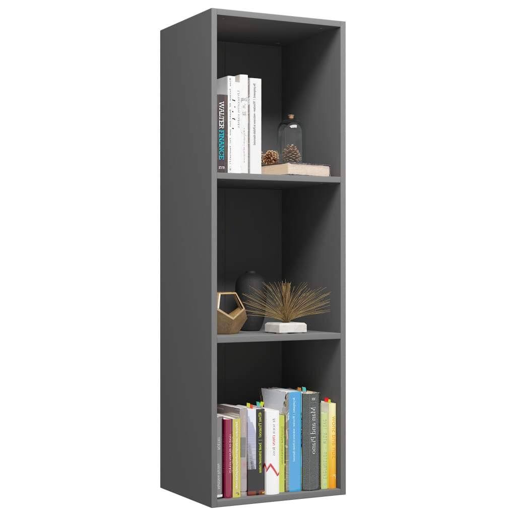 Concrete Gray Book Cabinet/TV Cabinet Chipboard M11846